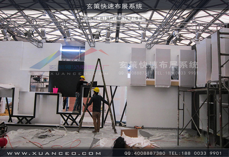 鲁泰纺织草莓视频APP官网-纺织展展台搭展-上海草莓视频污片展览工厂13