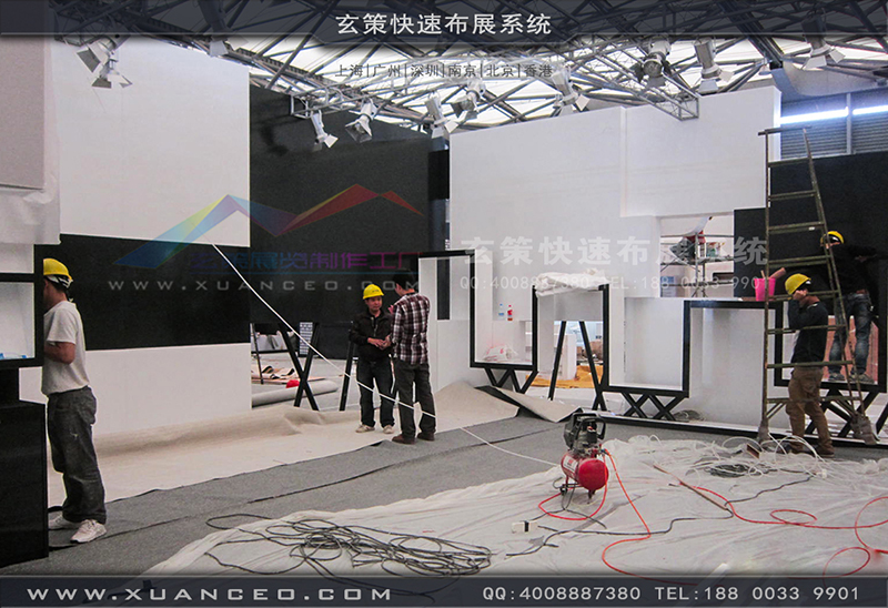 鲁泰纺织草莓视频APP官网-纺织展展台搭展-上海草莓视频污片展览工厂14