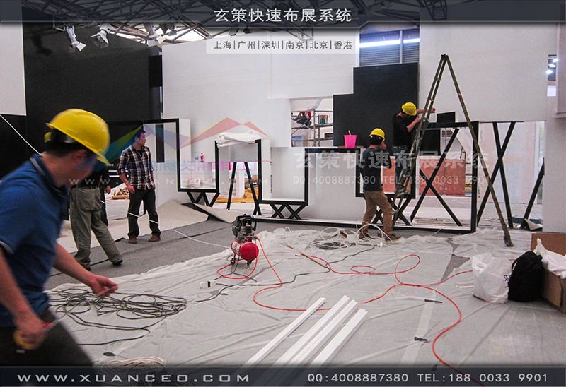 鲁泰纺织草莓视频APP官网-纺织展展台搭展-上海草莓视频污片展览工厂15